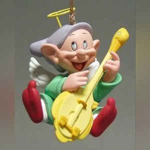 Vintage Grolier Disney Dopey-Angel-Red Shoes Holiday Tree Ornament